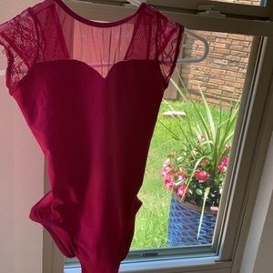 Petite adult, Suffolk dance, pink leotard
